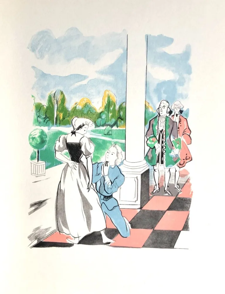 Xilogravura Grau Sala - Théâtre de Marivaux