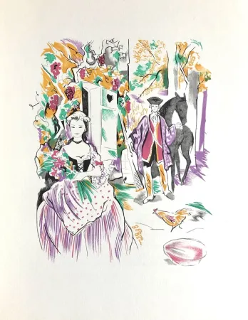 Xilogravura Grau Sala - Théâtre de Marivaux