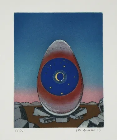 Água-Forte E Água-Tinta Graverol - Les divinités naturelles