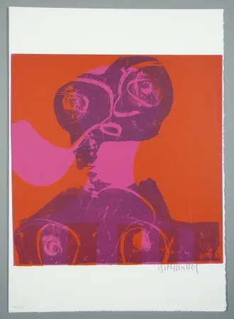 Xilogravura Grieshaber - Myom