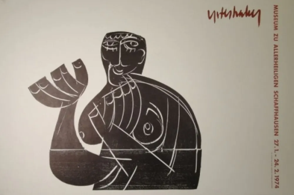 Xilogravura Grieshaber - Vogelfrei II