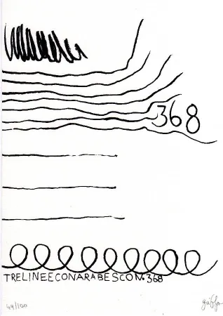 Litografia Griffa - Senza titolo