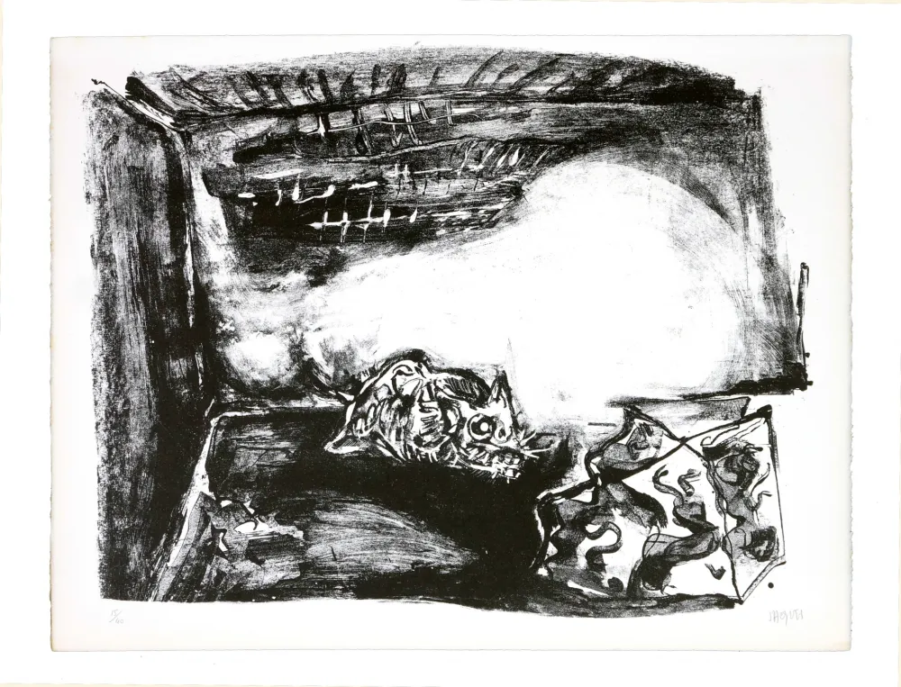 Litografia Grinberg - Une autre possibilité (en fumée)