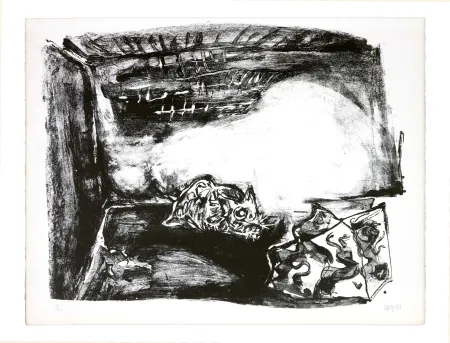 Litografia Grinberg - Une autre possibilité (en fumée)