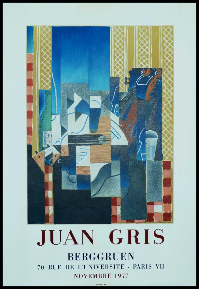 Litografia Gris  - JUAN GRIS - BERGGRUEN