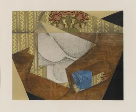 Litografia Gris  - LE PAQUET DE TABAC, 1933 