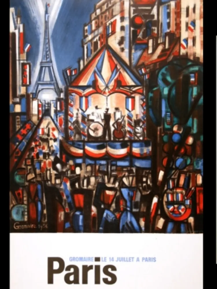Cartaz Gromaire - PARIS 14 JUILLET