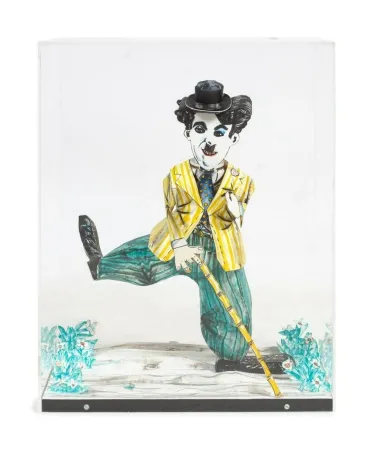 Litografia Grooms - Charlie Chaplin