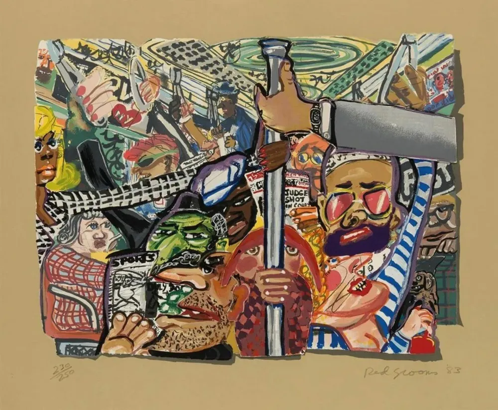 Múltiplo Grooms - Saskia Down the Metro