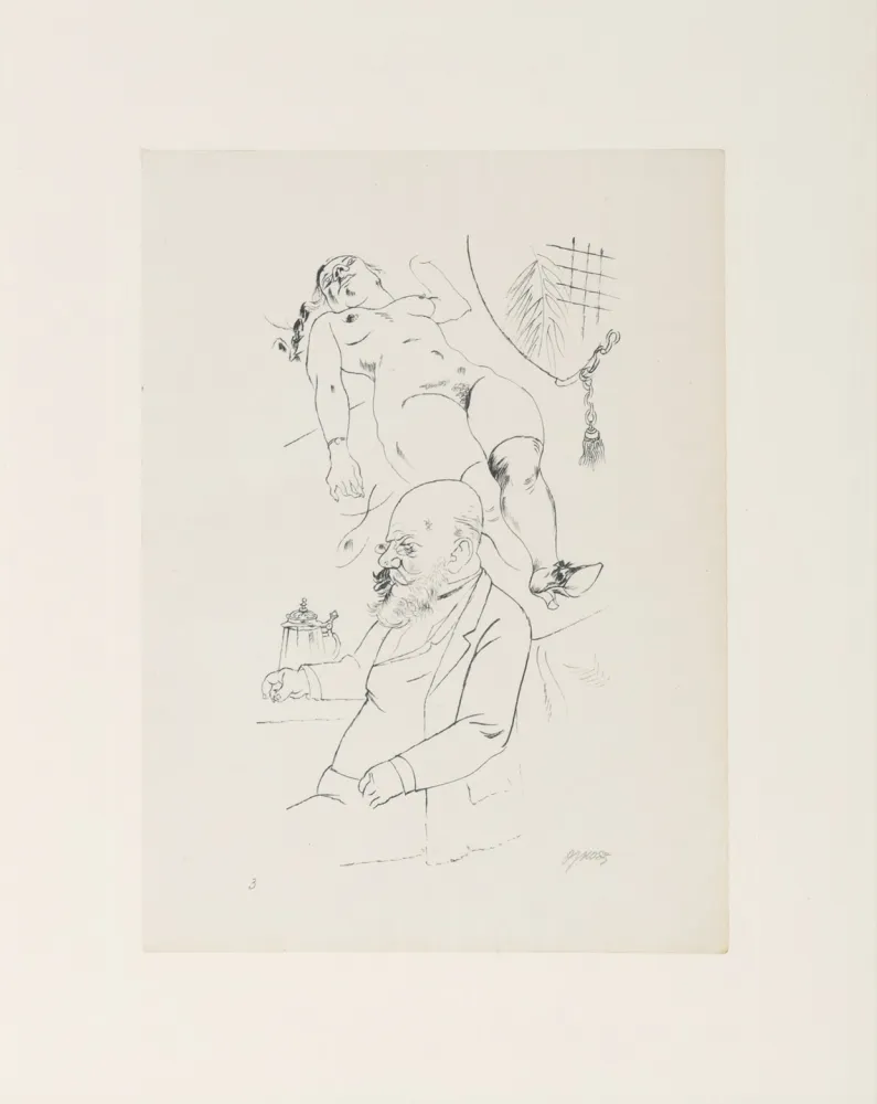 Litografia Grosz - George Grosz (1893–1959) – Aus der Jugendzeit – Heliogravure on paper – 1922