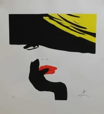 Sem Técnica Gruau - Elégante au chapeau