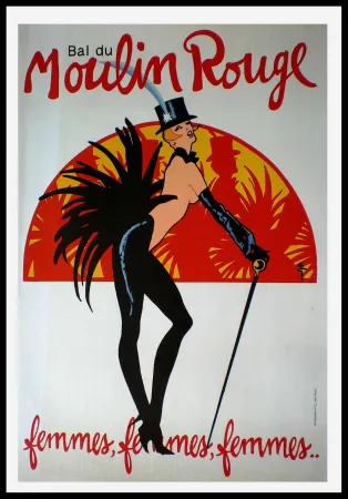 Cartaz Gruau - FEMMES FEMMES FEMMES