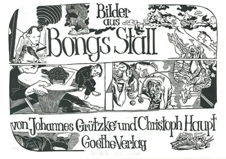 Linogravura Grützke - Bilder aus Bongs Stall