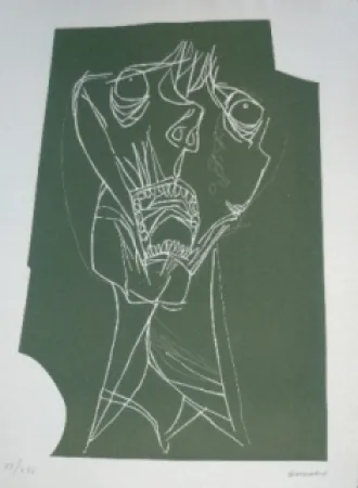 Gravura Guayasamin - El grito 1 variante