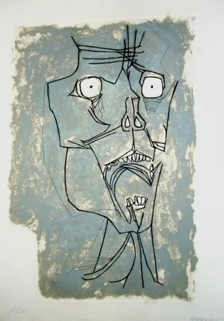 Gravura Guayasamin - El grito 2