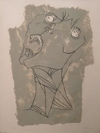 Água-Forte Guayasamin - El Grito I