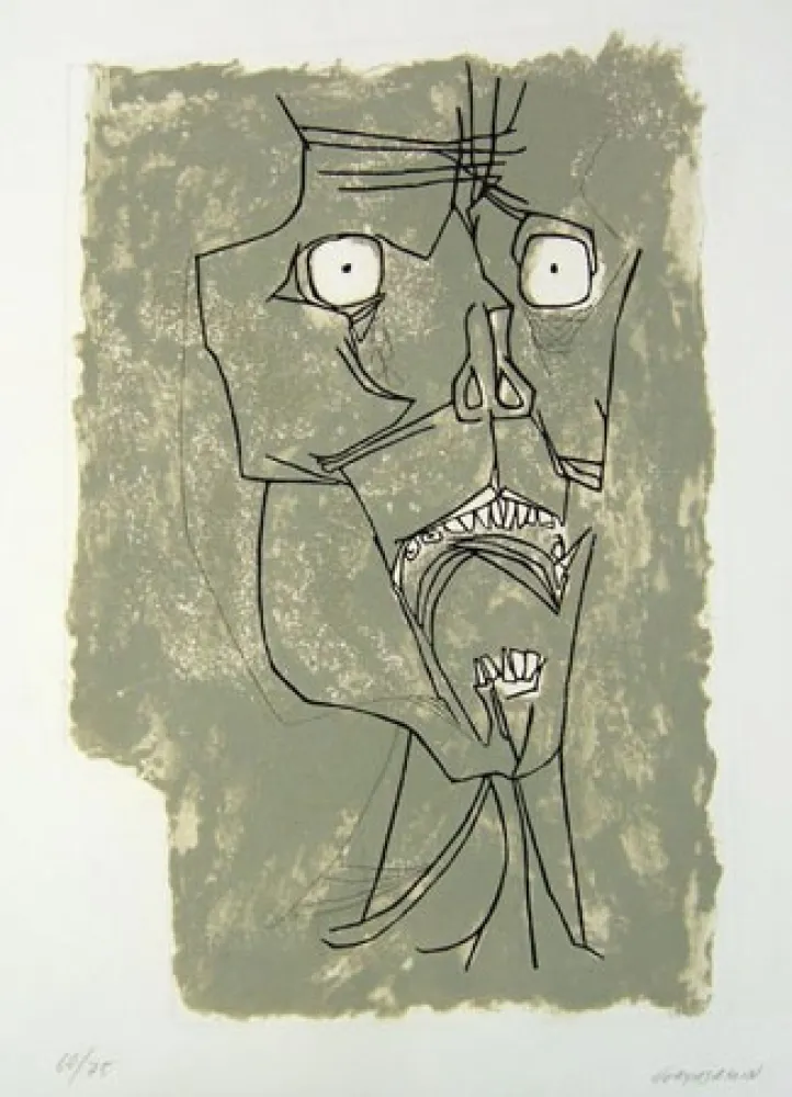 Água-Forte Guayasamin - EL GRITO II