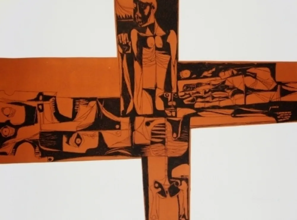 Gravura Guayasamin - Lidice 3