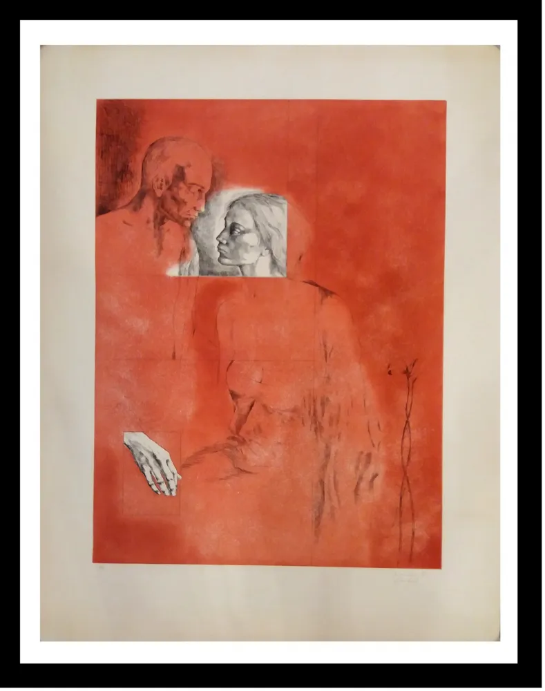 Gravura Gudiol - Retrato