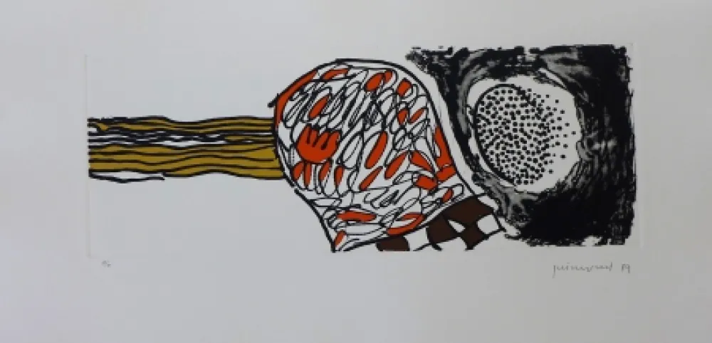 Gravura Guinovart - Camp 1