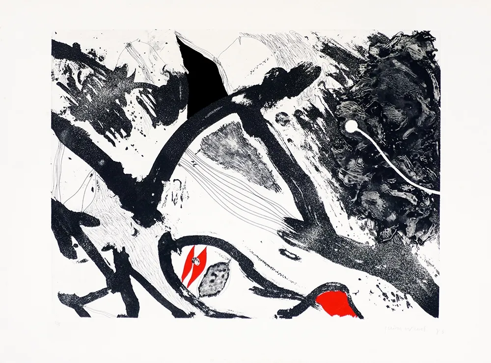 Gravura Guinovart - Escala en negro