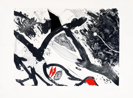 Gravura Guinovart - Escala en negro