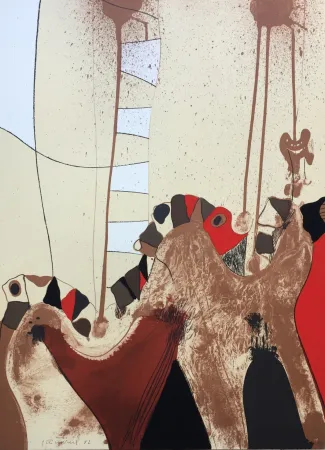 Litografia Guinovart - FANG 2