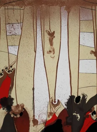 Litografia Guinovart - Fang 2