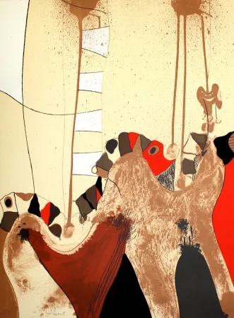 Litografia Guinovart - Fang 3