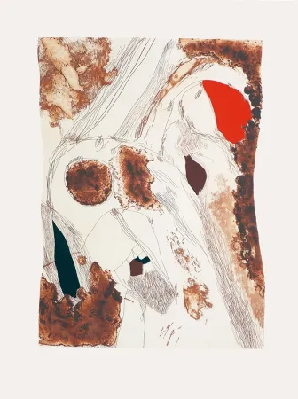 Gravura Guinovart - Fuga y siena