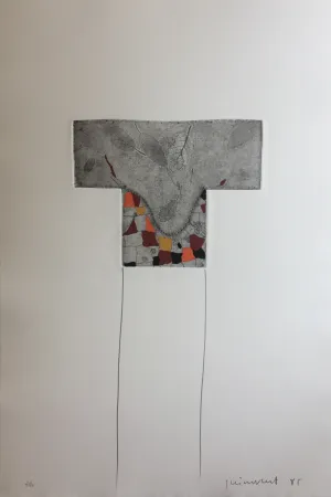 Gravura Guinovart - Fulles 10