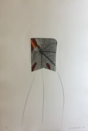 Gravura Guinovart - Fulles 7