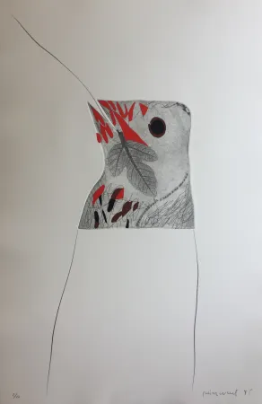 Gravura Guinovart - Fulles 9