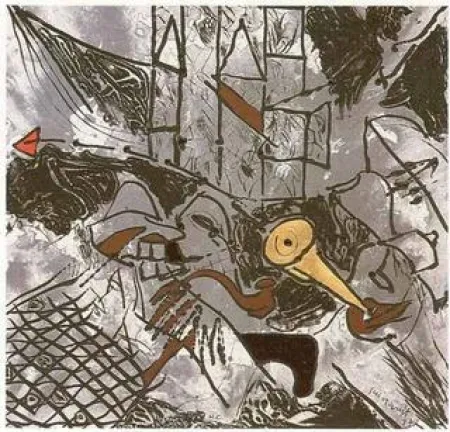 Gravura Guinovart - Garcia Lorca 2