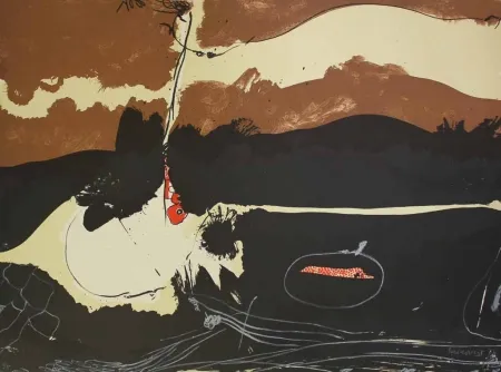 Litografia Guinovart - Gui 5