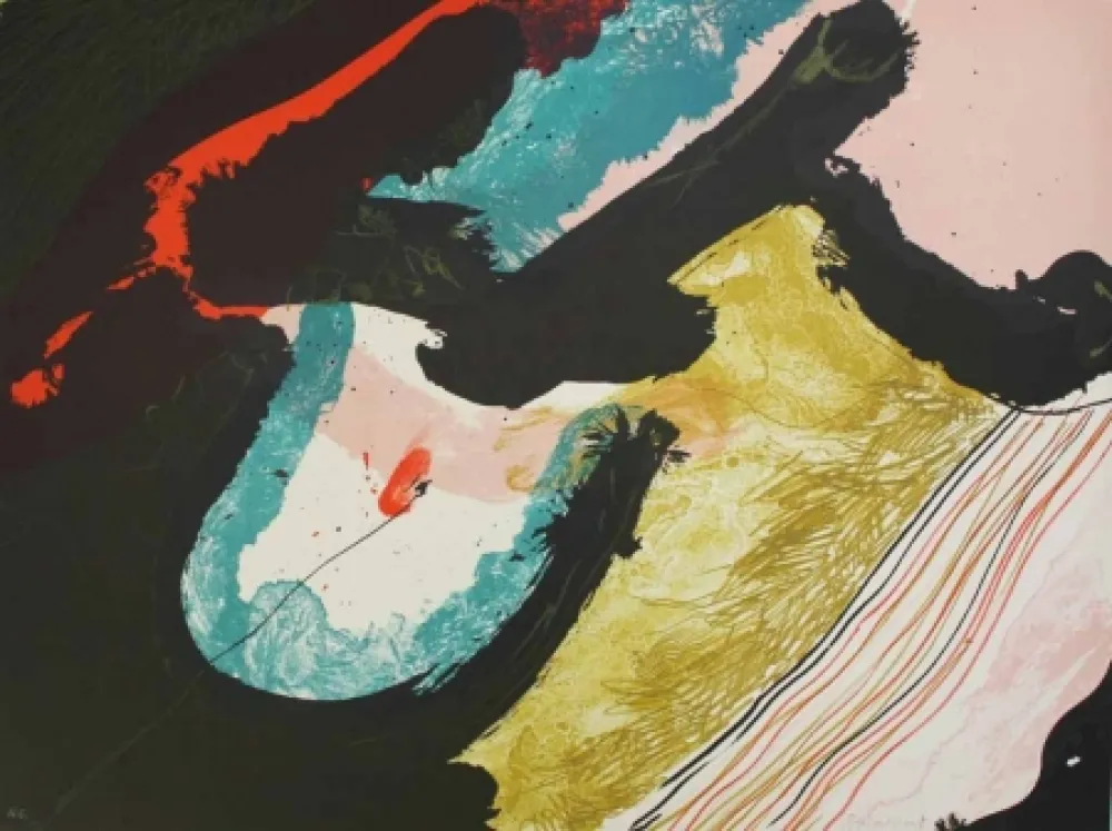 Litografia Guinovart - Homenatge a Joan Prats II