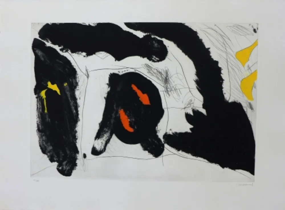 Gravura Guinovart - Imatges de temps 3