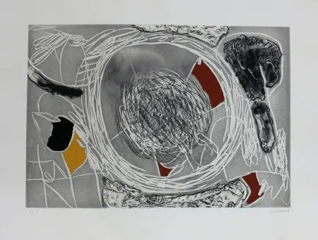 Gravura Guinovart - Imatges de temps 4