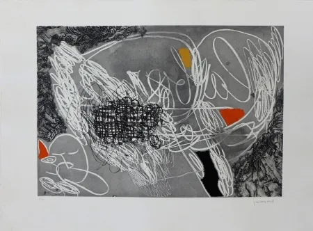 Gravura Guinovart - Imatges de temps 7