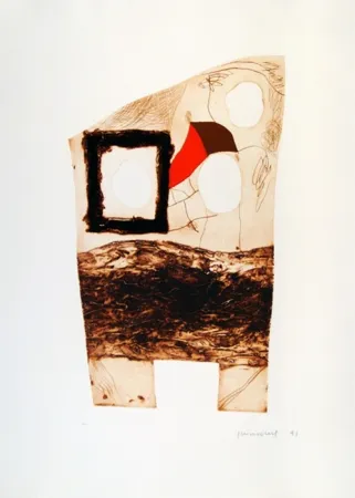 Água-Forte Guinovart - Imatges i Terra IV