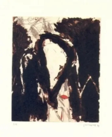 Gravura Guinovart - La nit