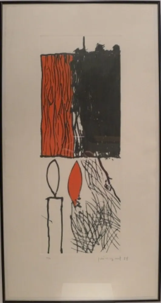 Água-Forte Guinovart - L'espelma