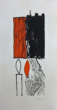 Gravura Guinovart - L'espelma