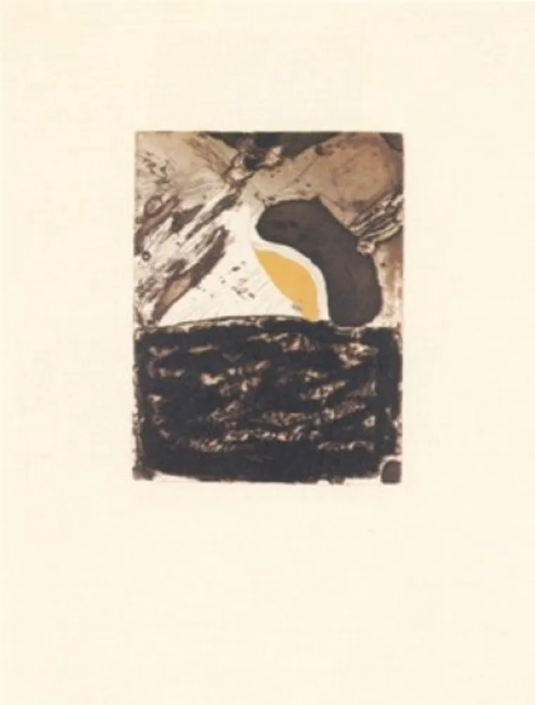 Gravura Guinovart - L'últim ocre