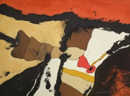 Litografia Guinovart - Pedres articulades