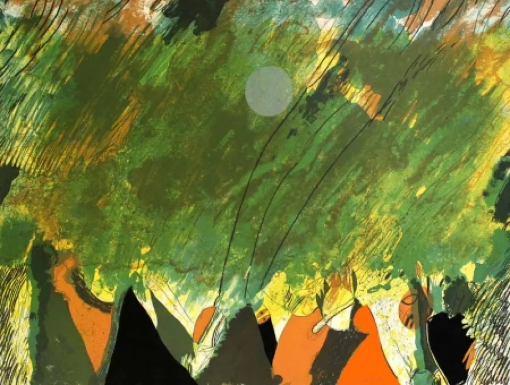 Litografia Guinovart - Petit cercle