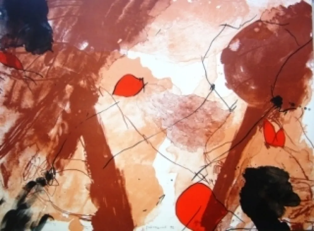 Litografia Guinovart - Sans titre 12