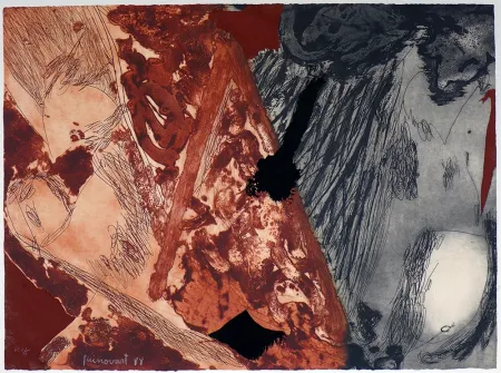 Gravura Guinovart - Tierra quemada