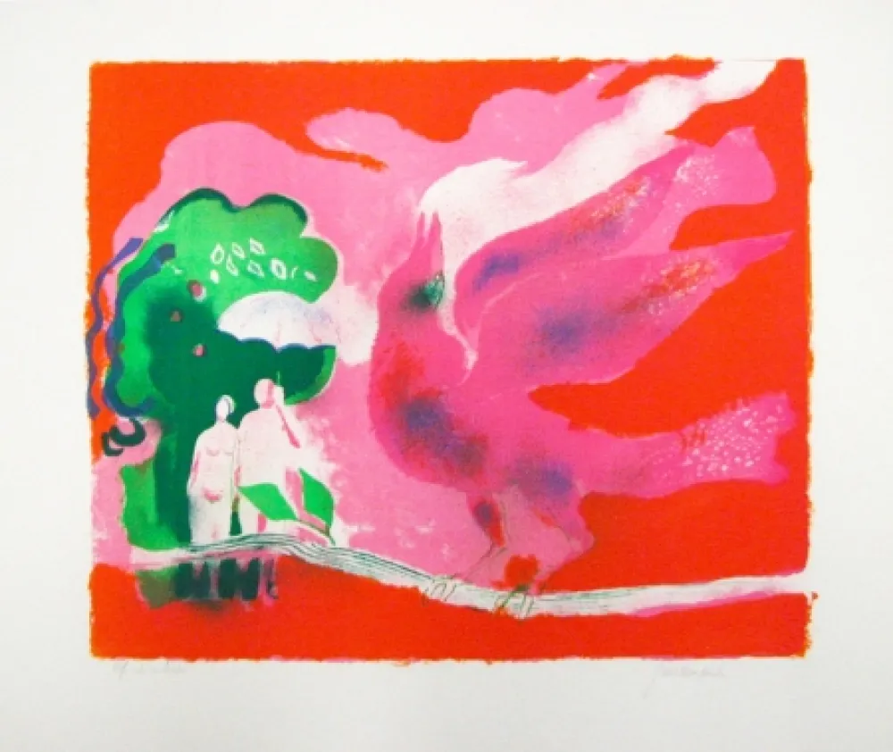 Litografia Guiramand - Untitled