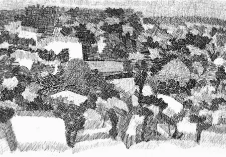 Água-Forte Gulino - Paesaggio